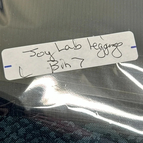 Joy Lab Snake Skin Print Leggings Women's L Fold Over Waist‎ Athleisure Athletic - Picture 11 of 11